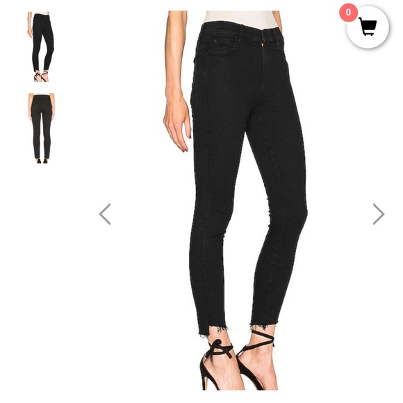 Mother stunner zip ankle step Frey jeans, size 31 - Picture 1 of 5